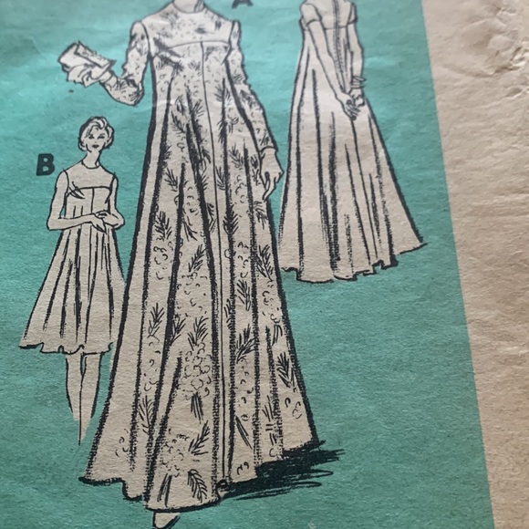 VINTAGE DVF Fit & Flare jersey Maxi - Dyed Blue print US M Est. - Picture 4 of 11